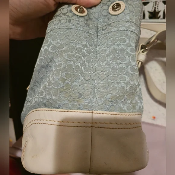Coach Light Blue Bag - Picture 4 of 13